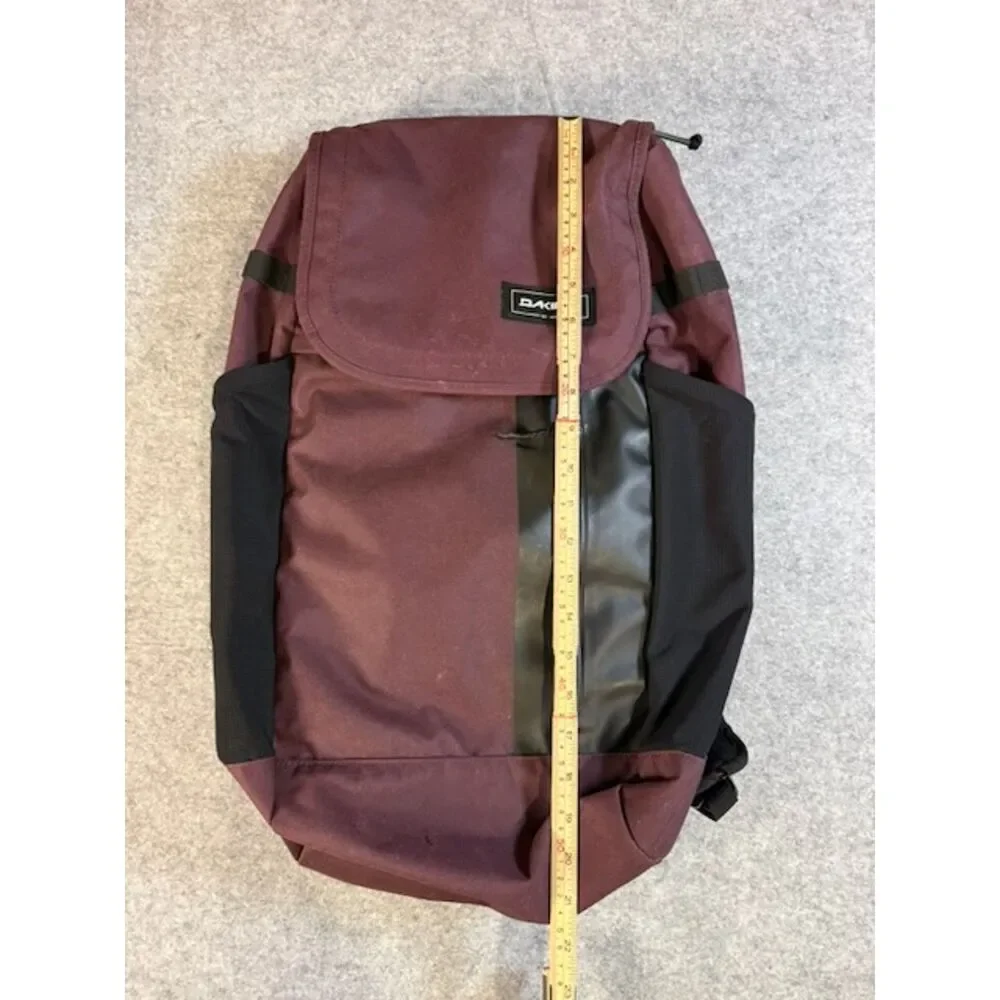 Dakine Backpack Burgundy Plum Black Outdoor Travel Laptop Hiking Pack